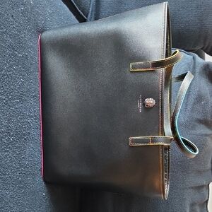 Black Leather Womens Xl  Bag